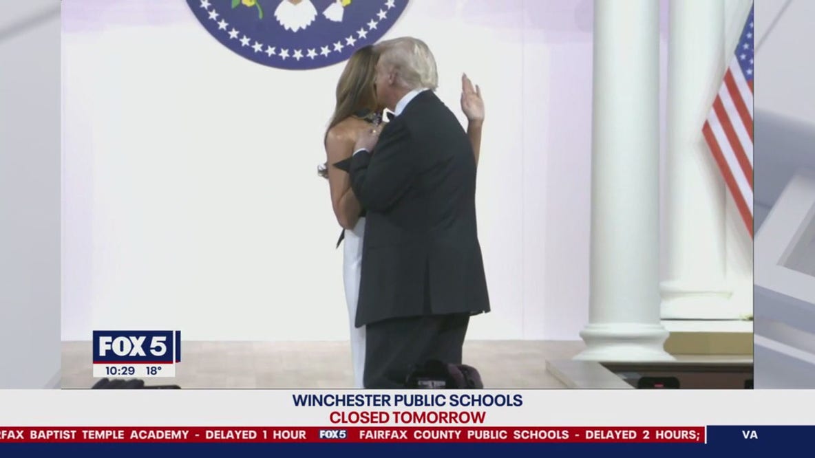 Trump, First Lady dance at Commander-in-Chief Ball